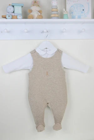 PEX Bunny Dungaree Suit - Natural
