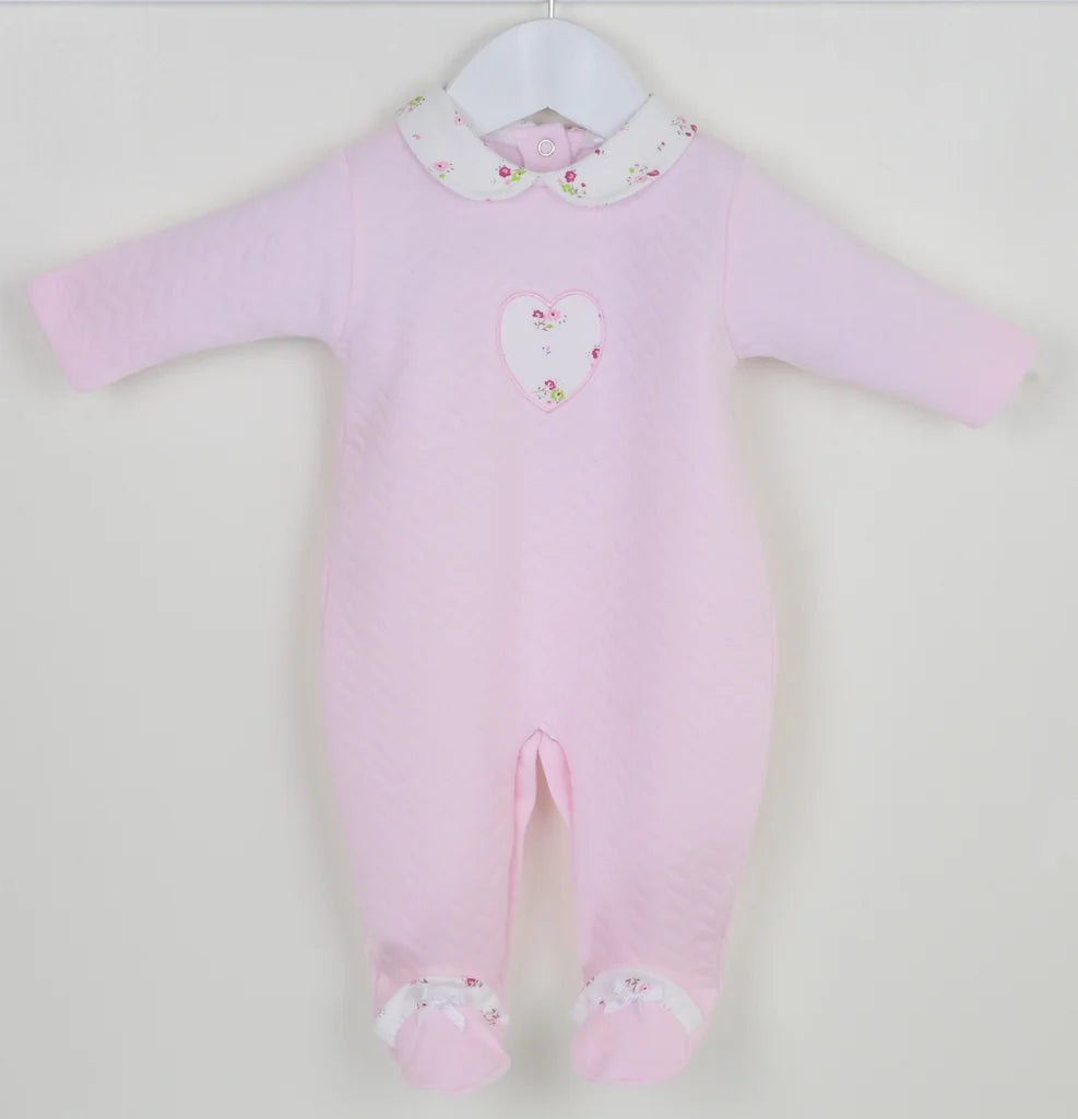 PEX Sweetheart Sleepsuit - Pink