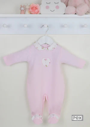 PEX Sweetheart Sleepsuit - Pink