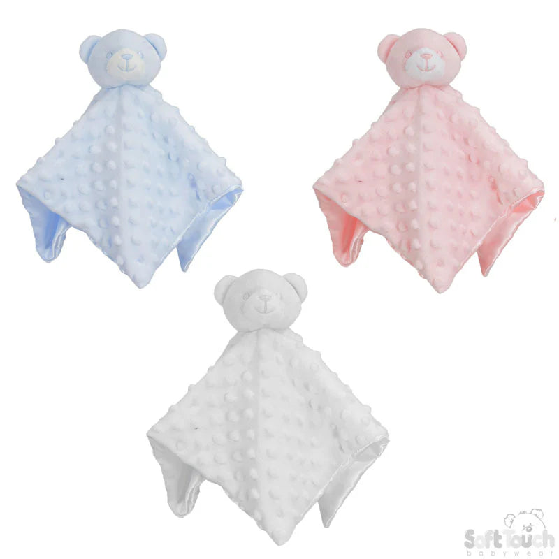 Soft Touch Bubble Style Bear Comforter