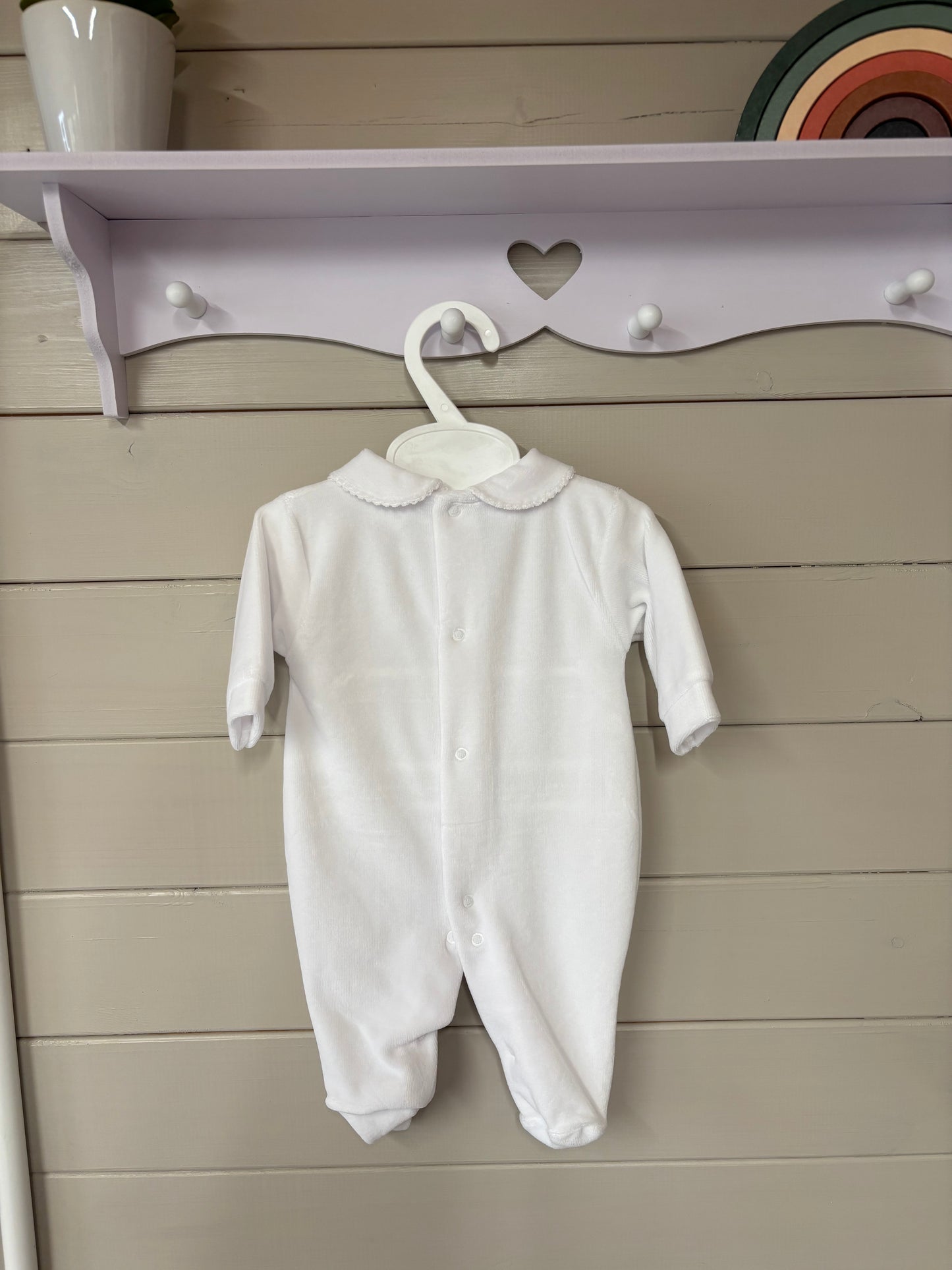 PEX Classic Sleepsuit - White
