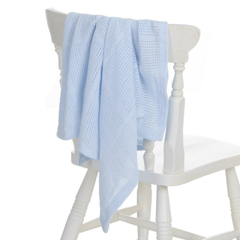Ultra-Soft Cellular Nursery Blanket - 100% Cotton, Breathable and Versatile