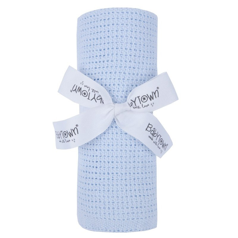 Ultra-Soft Cellular Nursery Blanket - 100% Cotton, Breathable and Versatile