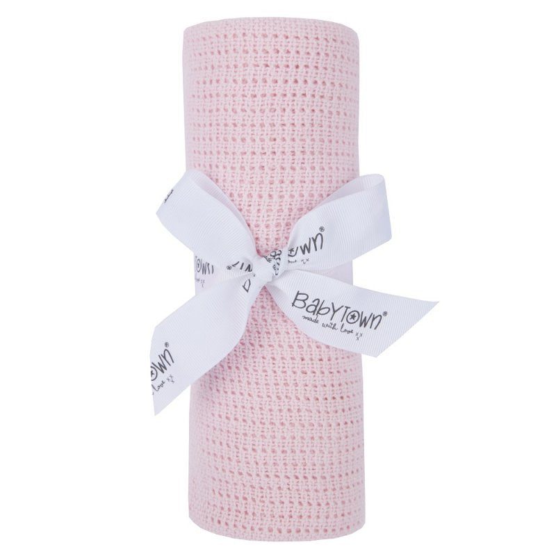 Babytown Cellular Blanket - Pink
